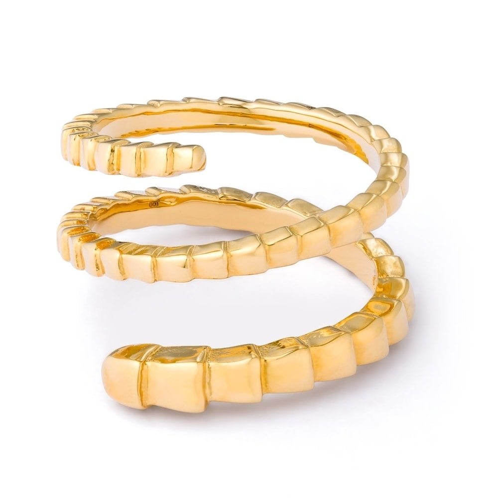 Pippa&Jean Bague tendance Laiton en Or jaune Bague