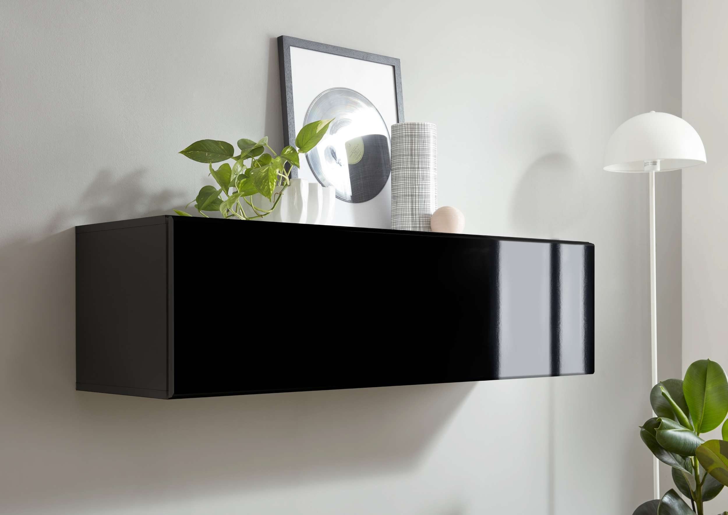 Stylefy Wohnwand Keymen, (Set (6-St), Wohnzimmer-Set), 6-teilig, mit Push-to-Open, MDF, variabel hängbar, Modern Design