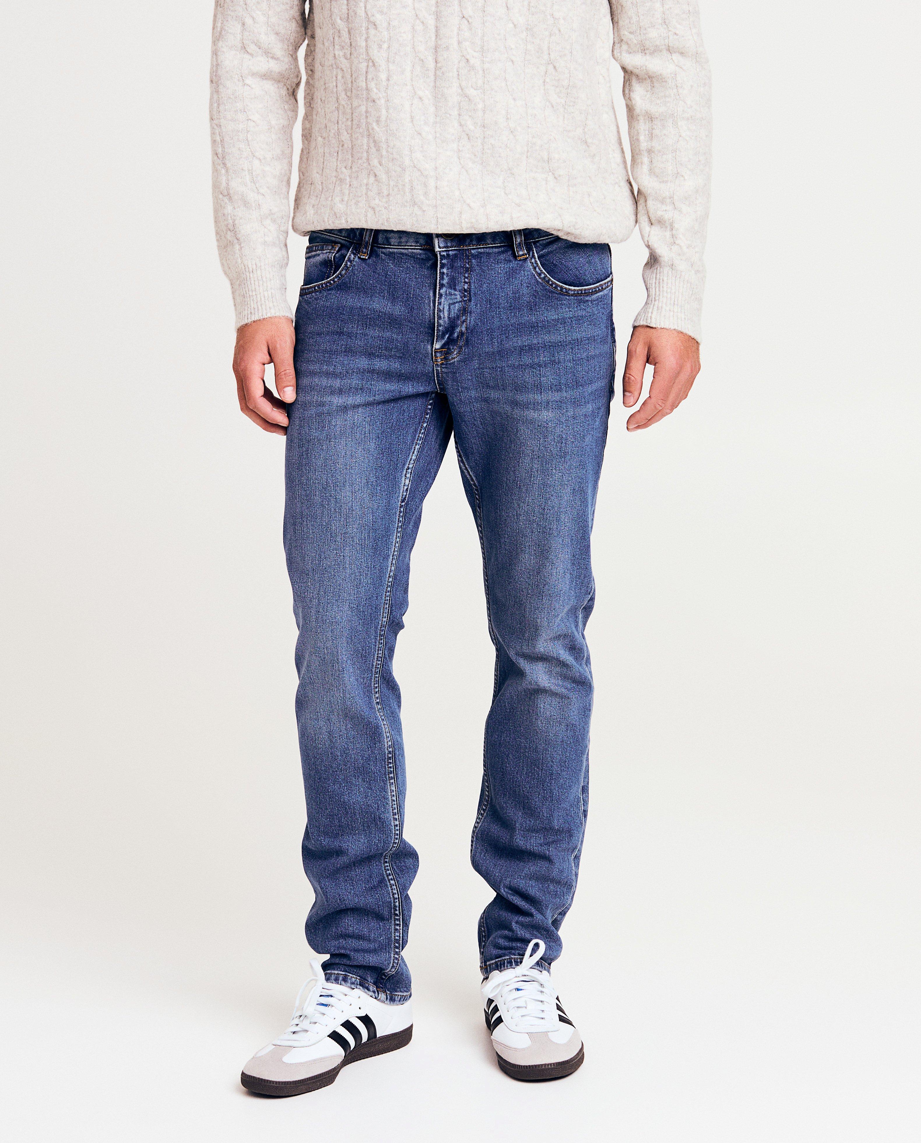 Blugi Quarterback albaștri, croială slim fit albaștri