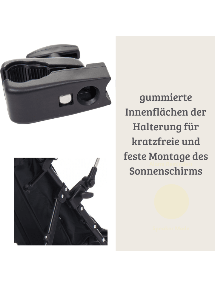 fillikid Sonnenschirm Easy Fit Exclusiv in Schwarz günstig kaufen onesize