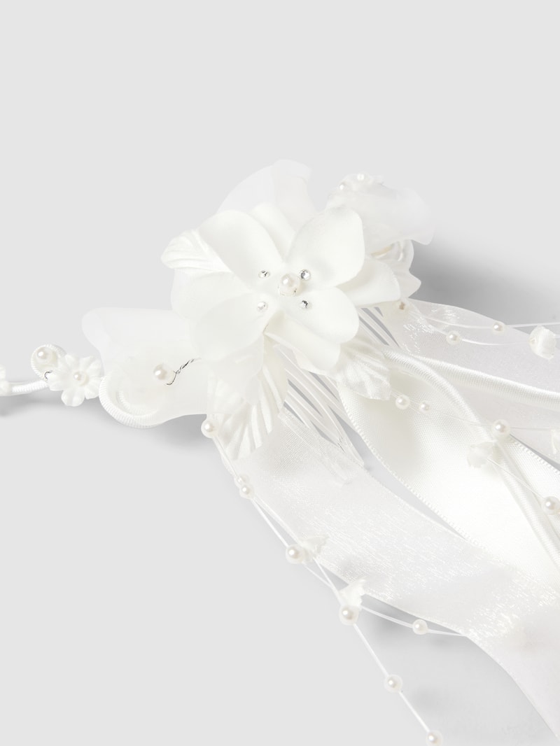 Gesteck mit Kamm in offwhite