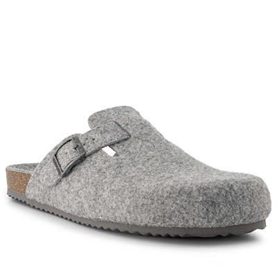 GEOX, Pantoffeln, Textil, hellgrau meliert