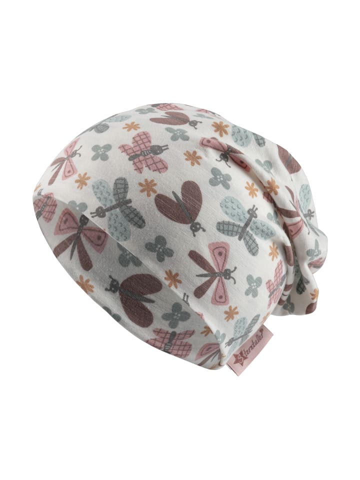 Sterntaler Slouch-Beanie Schmetterlinge in ecru günstig kaufen