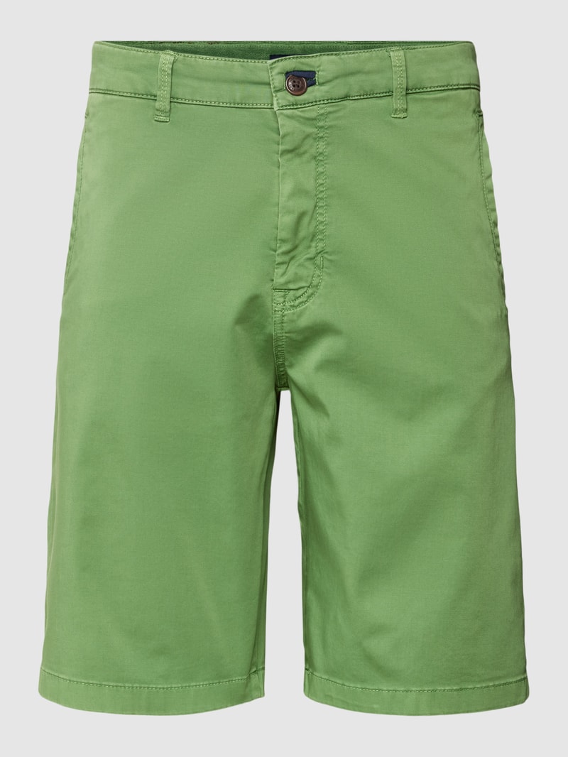 Bermudas mit Eingrifftaschen in grün