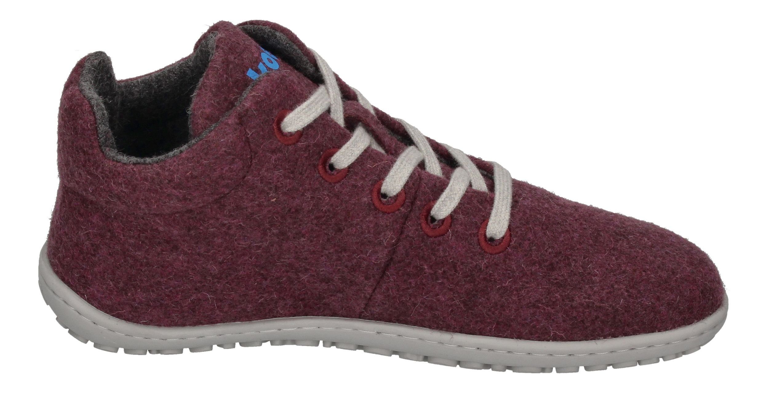 KOEL INAYA Merino Sneakers 25L018.605-260 Barfußschuh Bordo