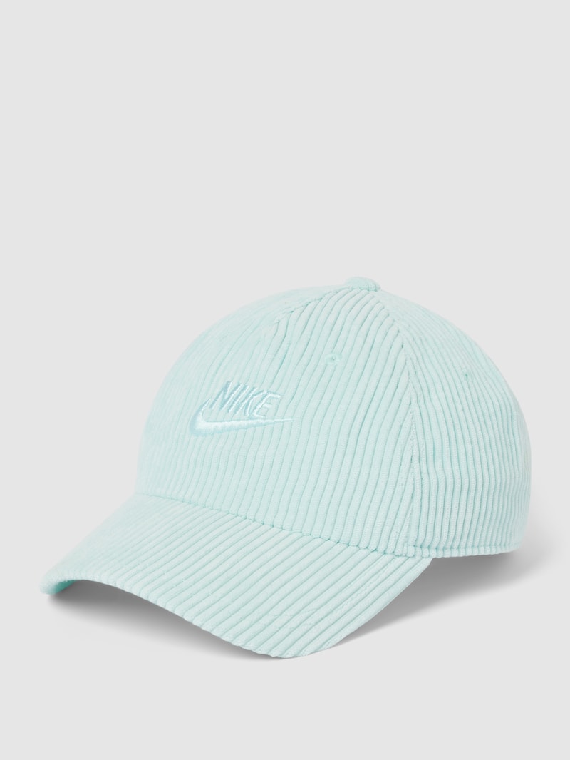 Basecap mit Label-Stitching in hellblau