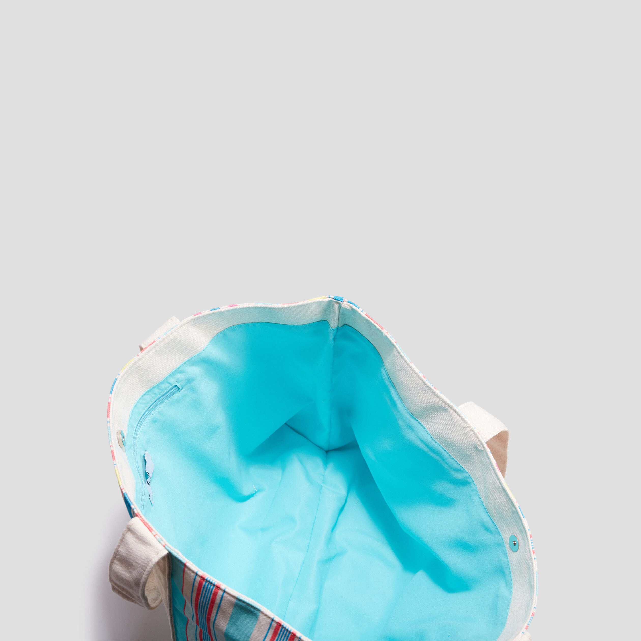 Sac cabas rectangulaire multicolore femme | La Halle
