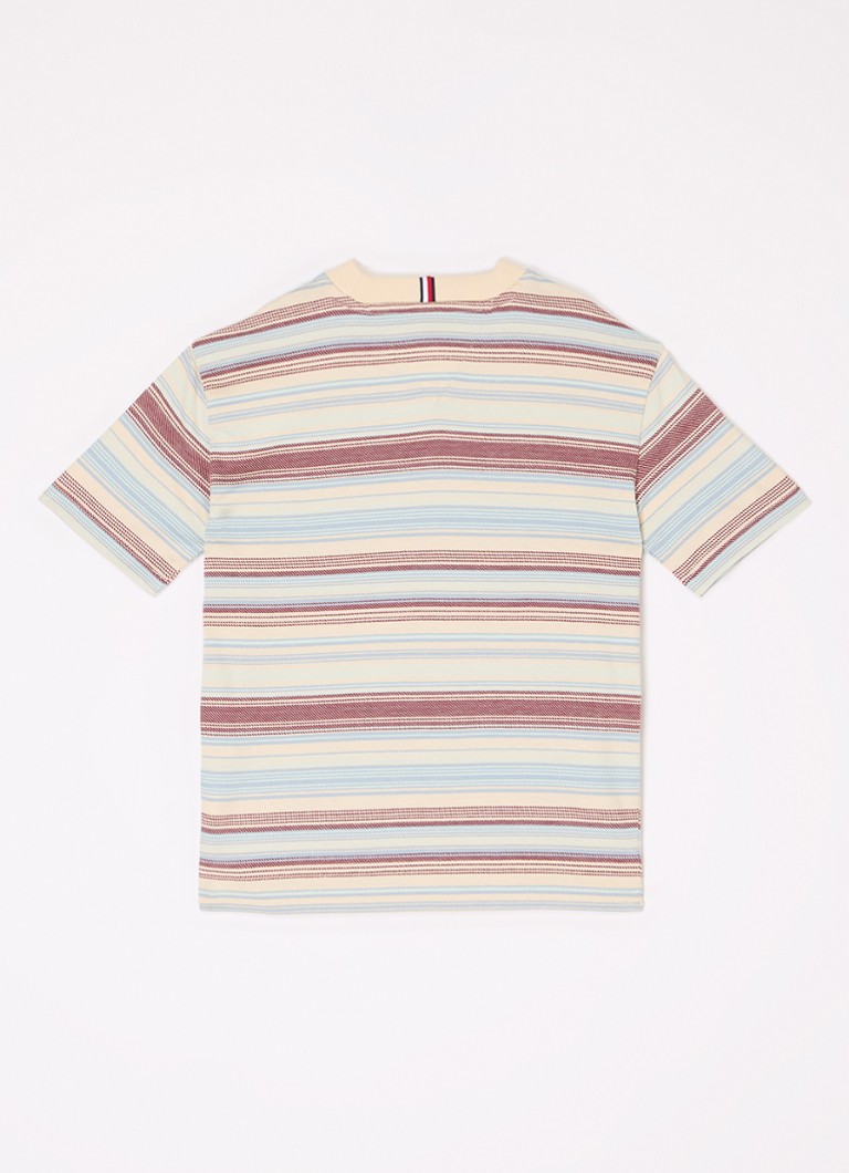 Tricou cu dungi Tommy Hilfiger