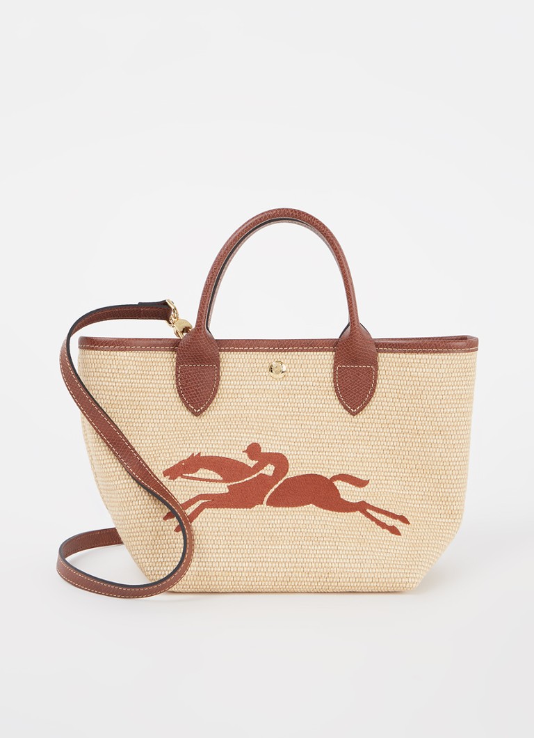 Geantă Longchamp Le Panier Pliage S cu logo brodat