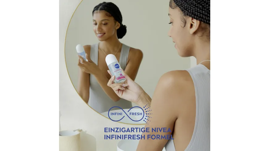 NIVEA Deo Roll-On fresh Rose Touch Anti-Transpirant 50 ml