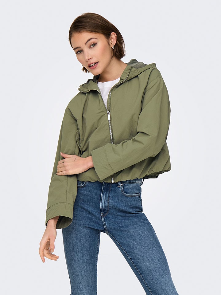 ONLY Übergangsjacke in Khaki günstig kaufen