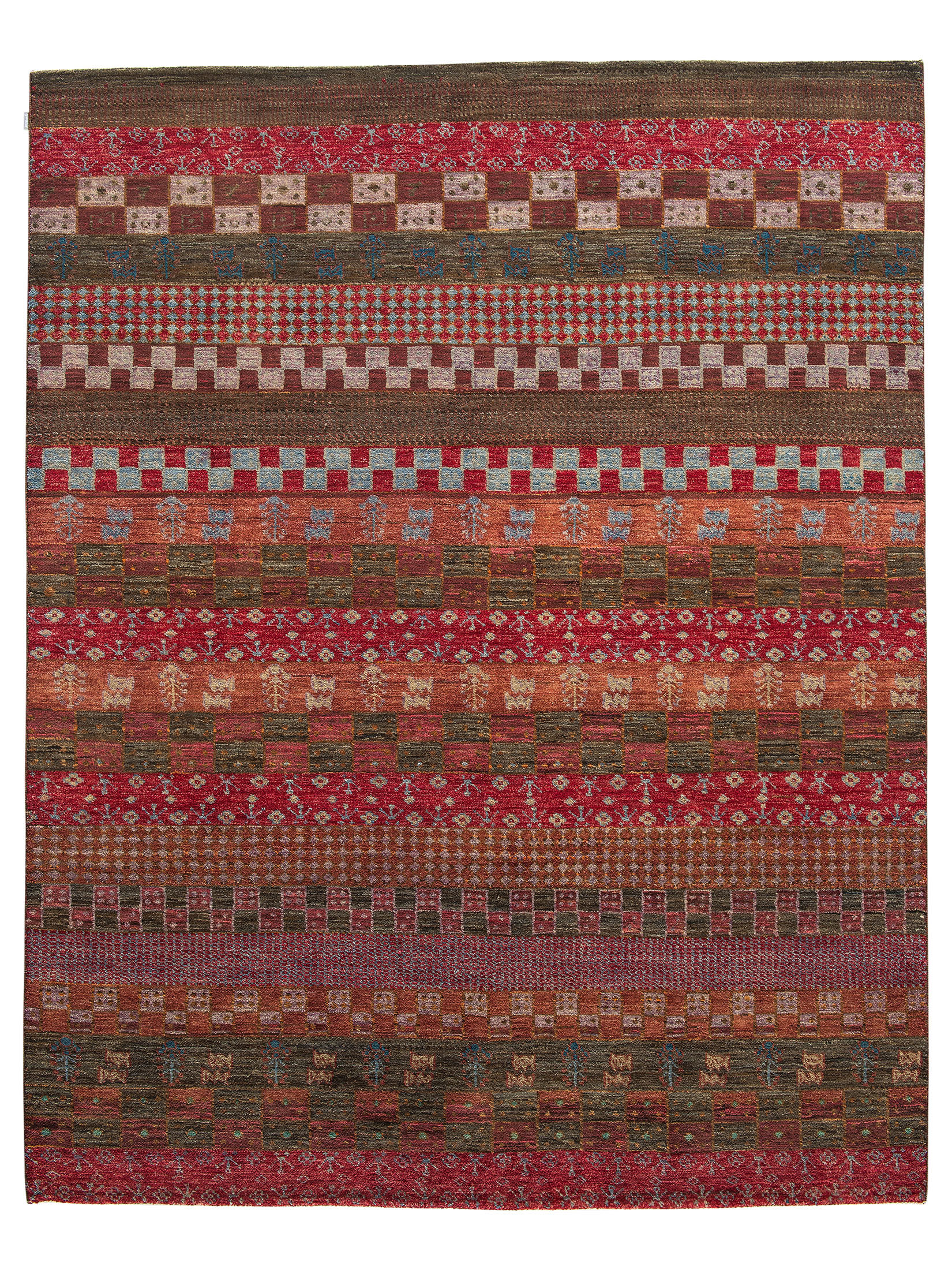 Contemporary Gabbeh ca. 201 x 252 cm, Unikat / Einzelstück