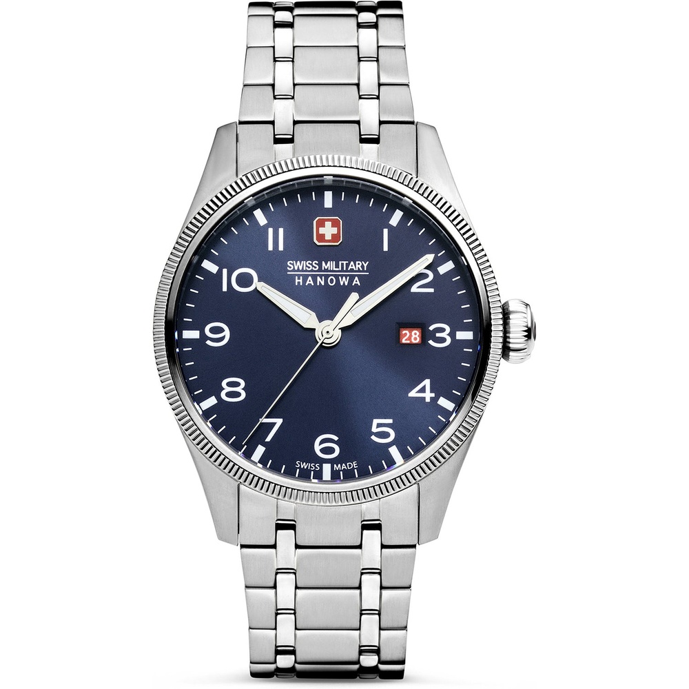 SWISS MILITARY HANOWA Montre pour hommes Acier inoxydable Montre