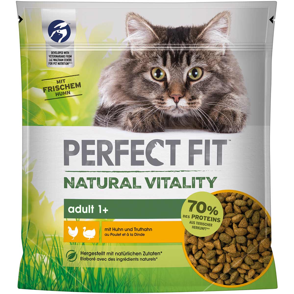 PERFECT FIT™ Katze Natural Vitality Adult 1+ mit Huhn und Truthahn