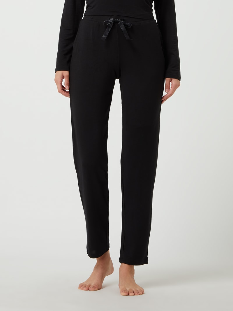 Longsleeve mit Stretch-Anteil in schwarz