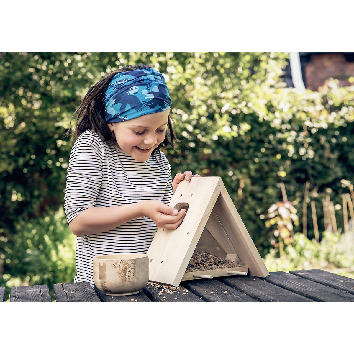 HABA 306014 Terra Kids Futterhaus-Bausatz