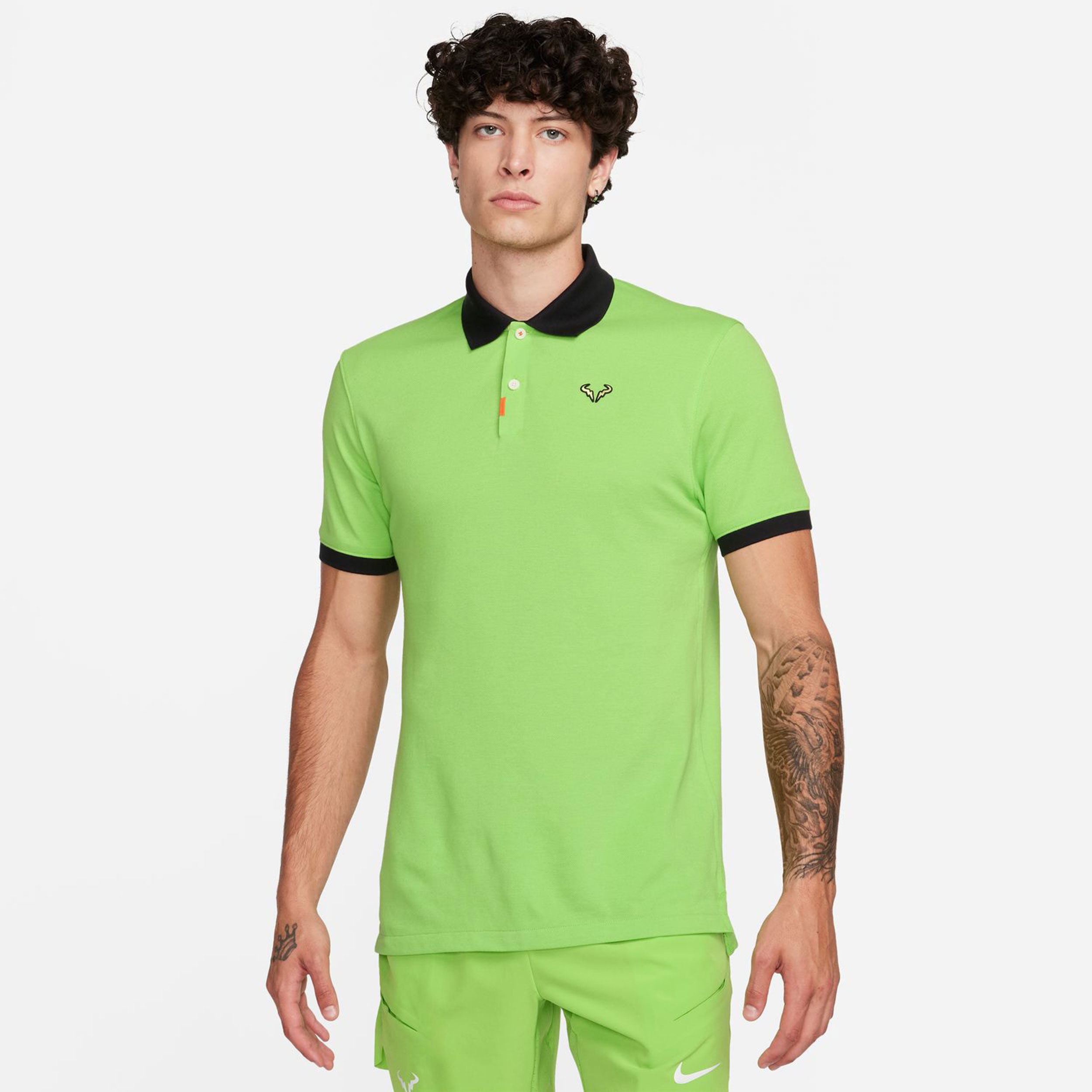 Dri-Fit RAFA Slim Polo Herren - Neongrün, Schwarz