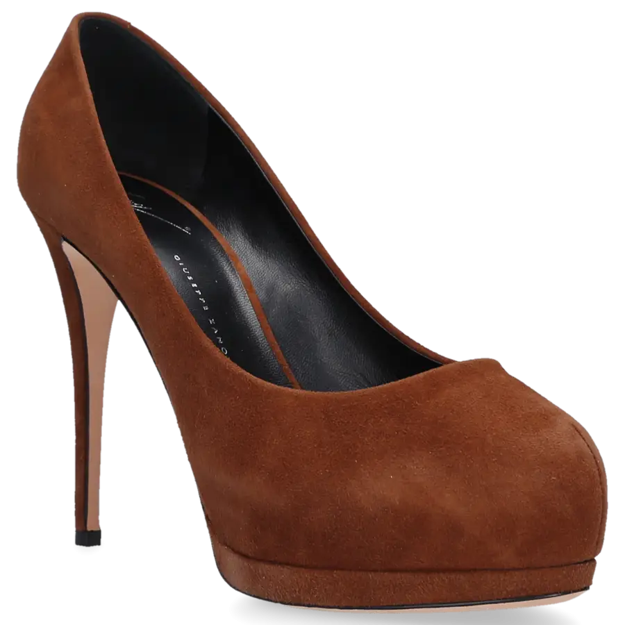 Giuseppe Zanotti - High Heels Pumps EVA Veloursleder - braun