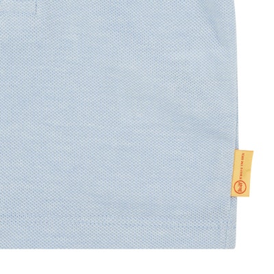 Poloshirt kurzarm, hellblau für Jungs