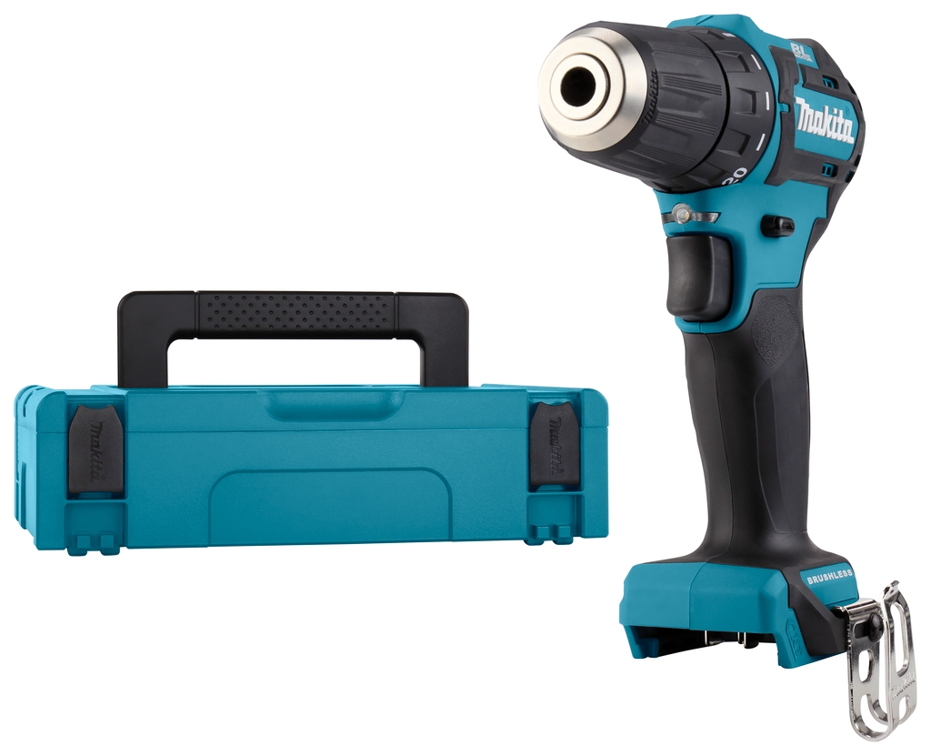Makita DF332DZJ Borrmaskin/skruvdragare 12 Volt max borstlös exkl. batterier och laddare i M-Box