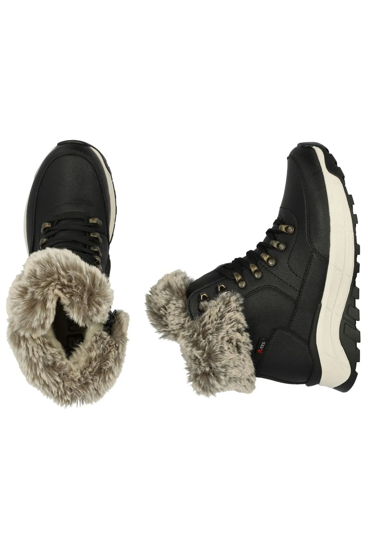 Rieker  Stiefelette - Schwarz - Flacher Absatz