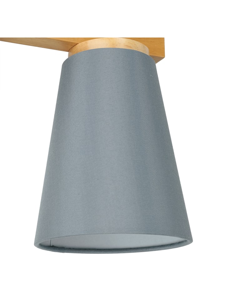 Licht-Erlebnisse Wandlampe in Holz Grau günstig kaufen onesize