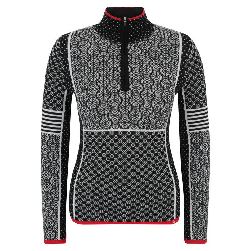 Krimson Klover Pow Zip Neck Layerlangarmshirt Damen