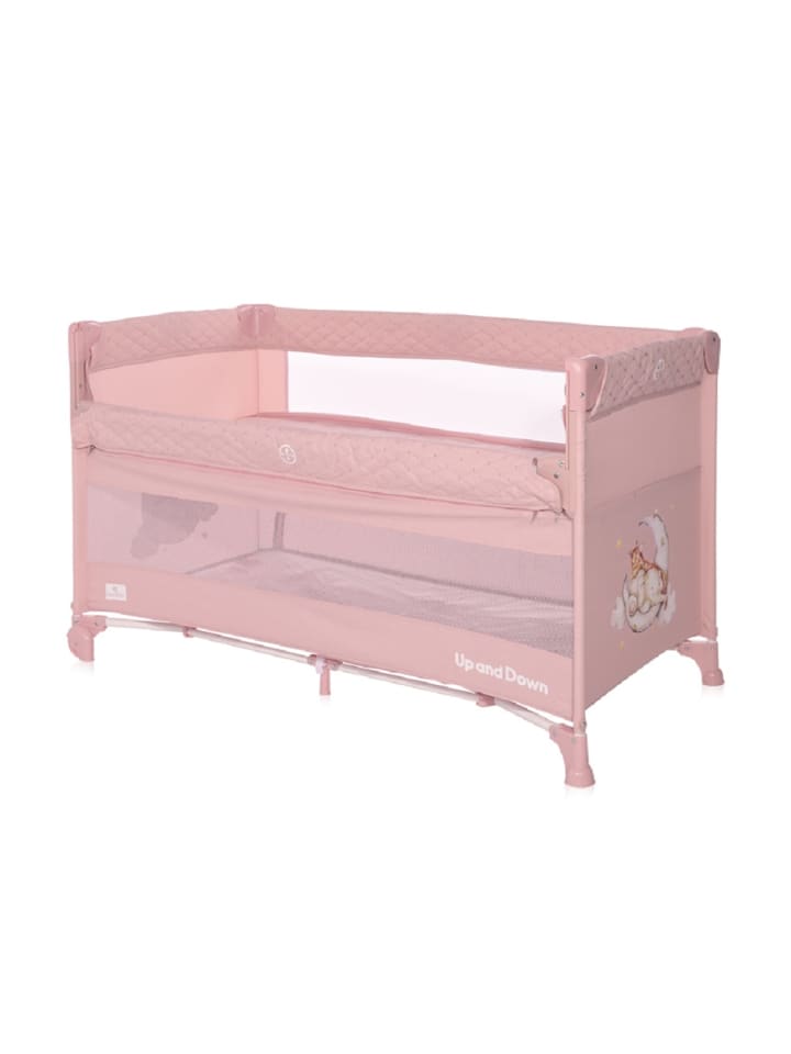 Lorelli Baby Reisebett Up´n Down, in rosa günstig kaufen 60x120 cm