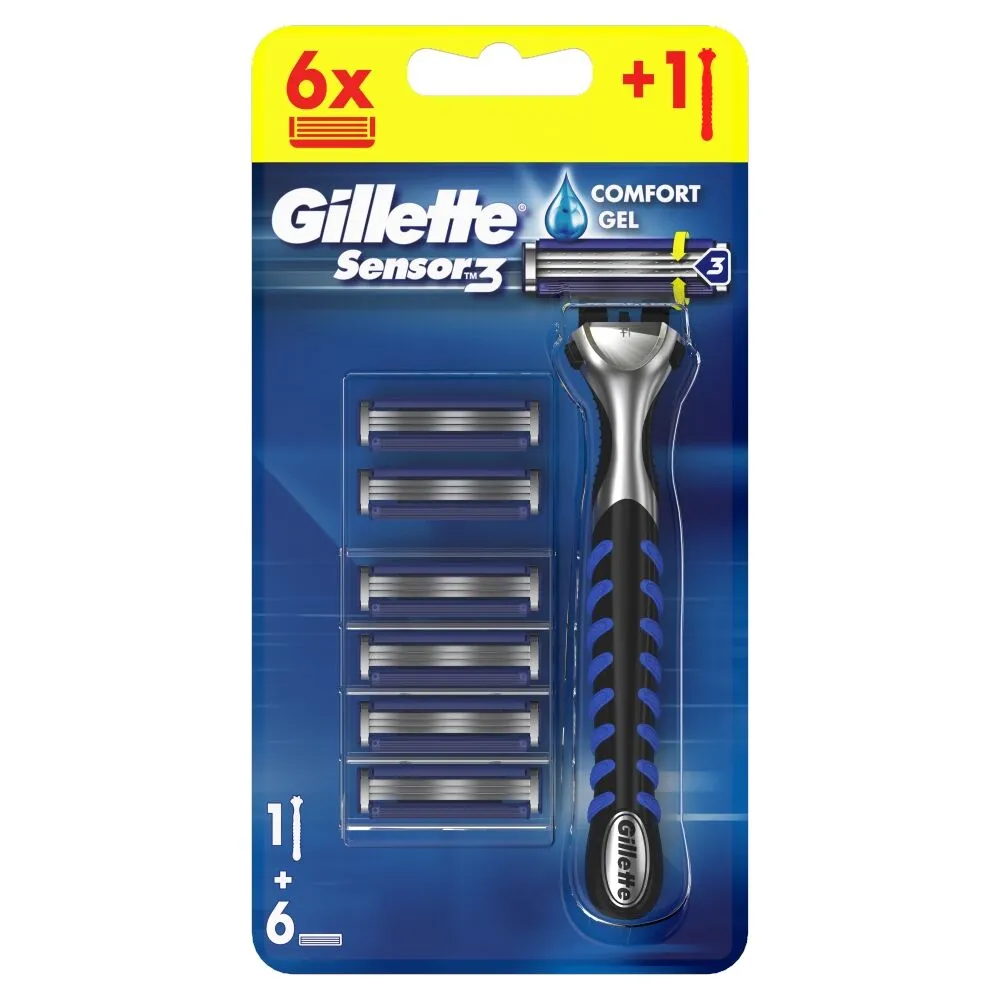 Gillette Sensor 3 britvica + 6 oštrica