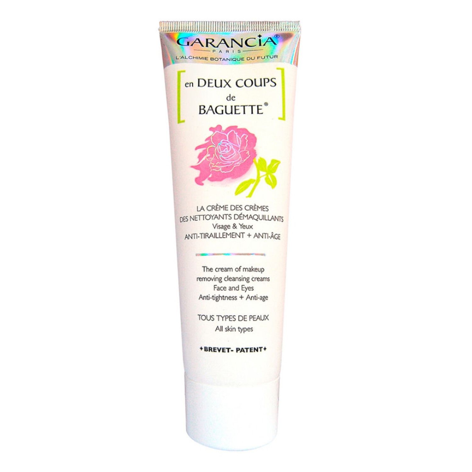 Garancia En Deux Coups de Baguette Rose Démaquillant Crème, Anti-Âge & Anti-Tiraillement