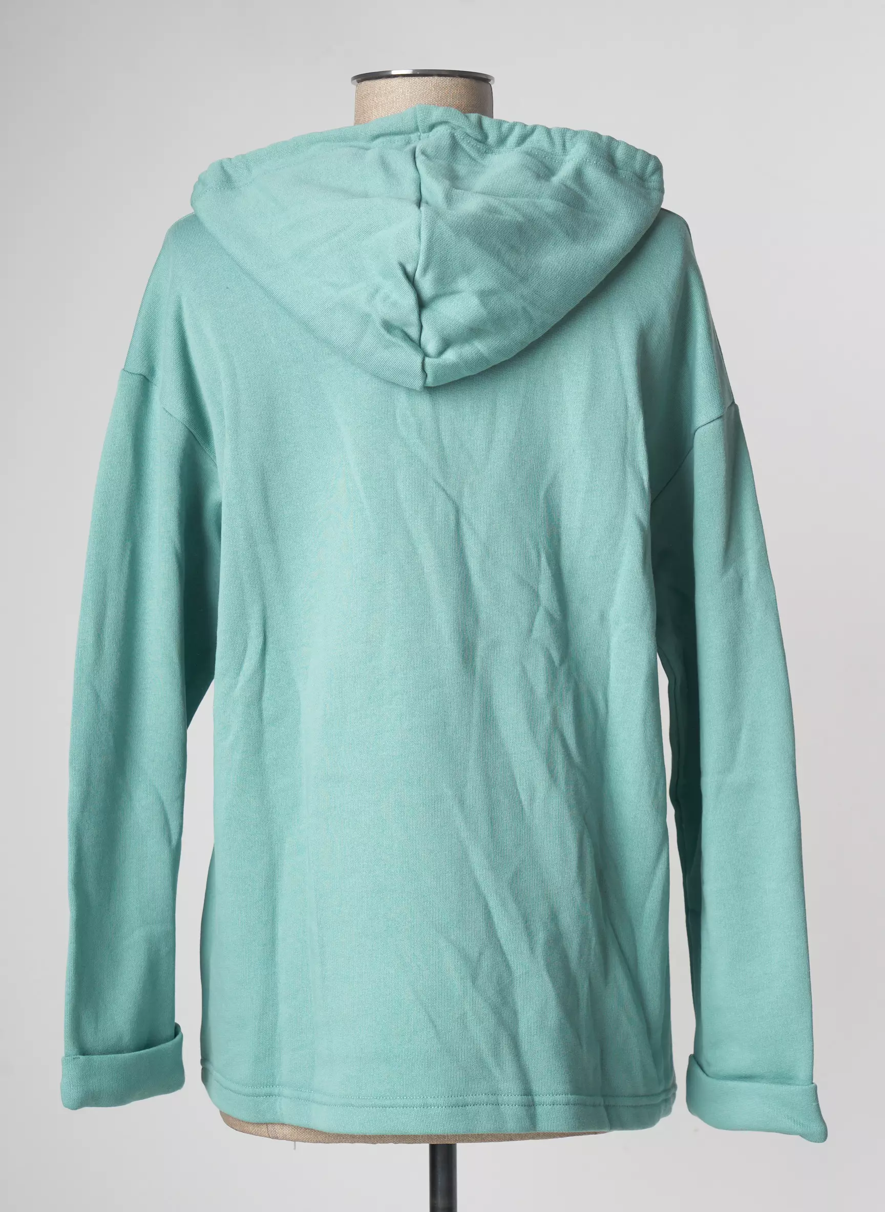 Lazy   Cosy Sweat Capuche Femme couleur vert