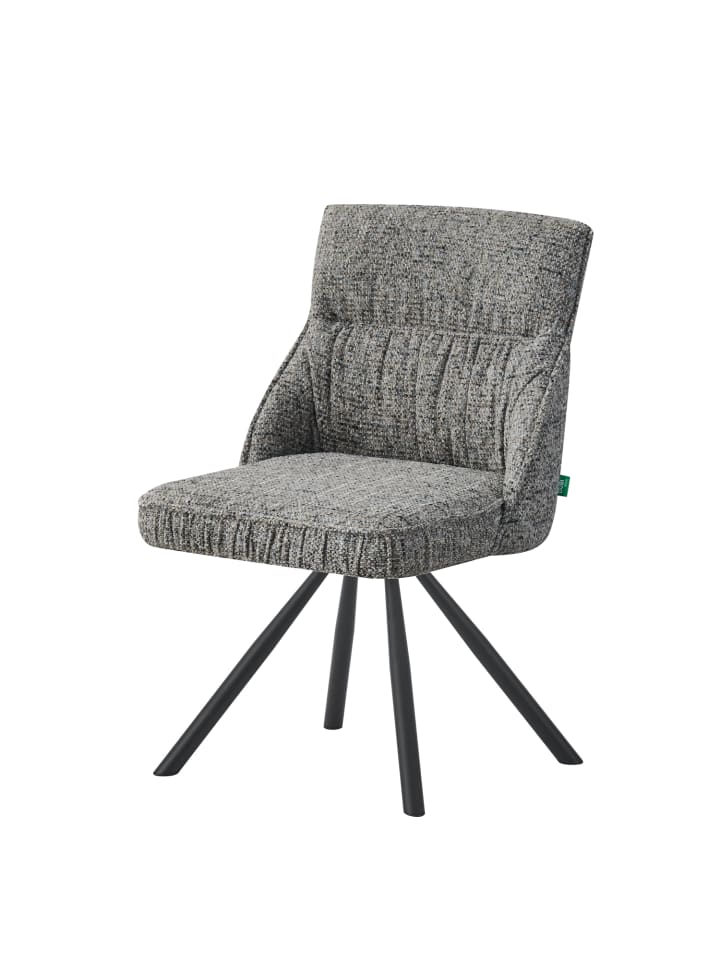 DUBI Möbel 2er-Set: Drehstuhl SERINA  in Dunkelgrau - (B)61 x (H)81 x  (T)62 cm günstig kaufen onesize