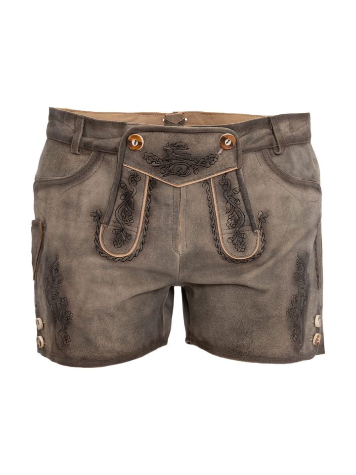 MADDOX Lederhose BOGENSEE in stein günstig kaufen