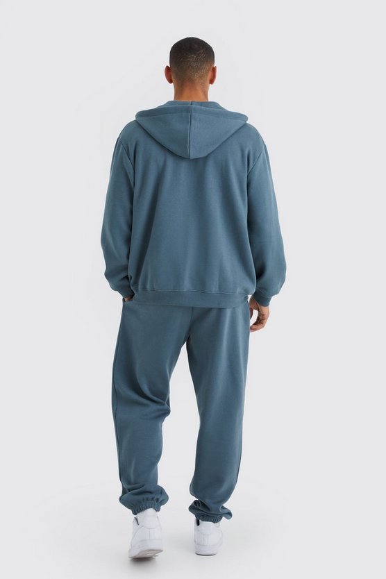 Oversize Jogginghose mit Moto-Print