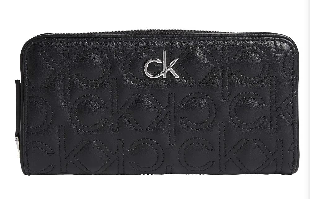 CALVIN KLEIN Handtaschen schwarz RE-LOCK Z/A WALLET LG QUILT