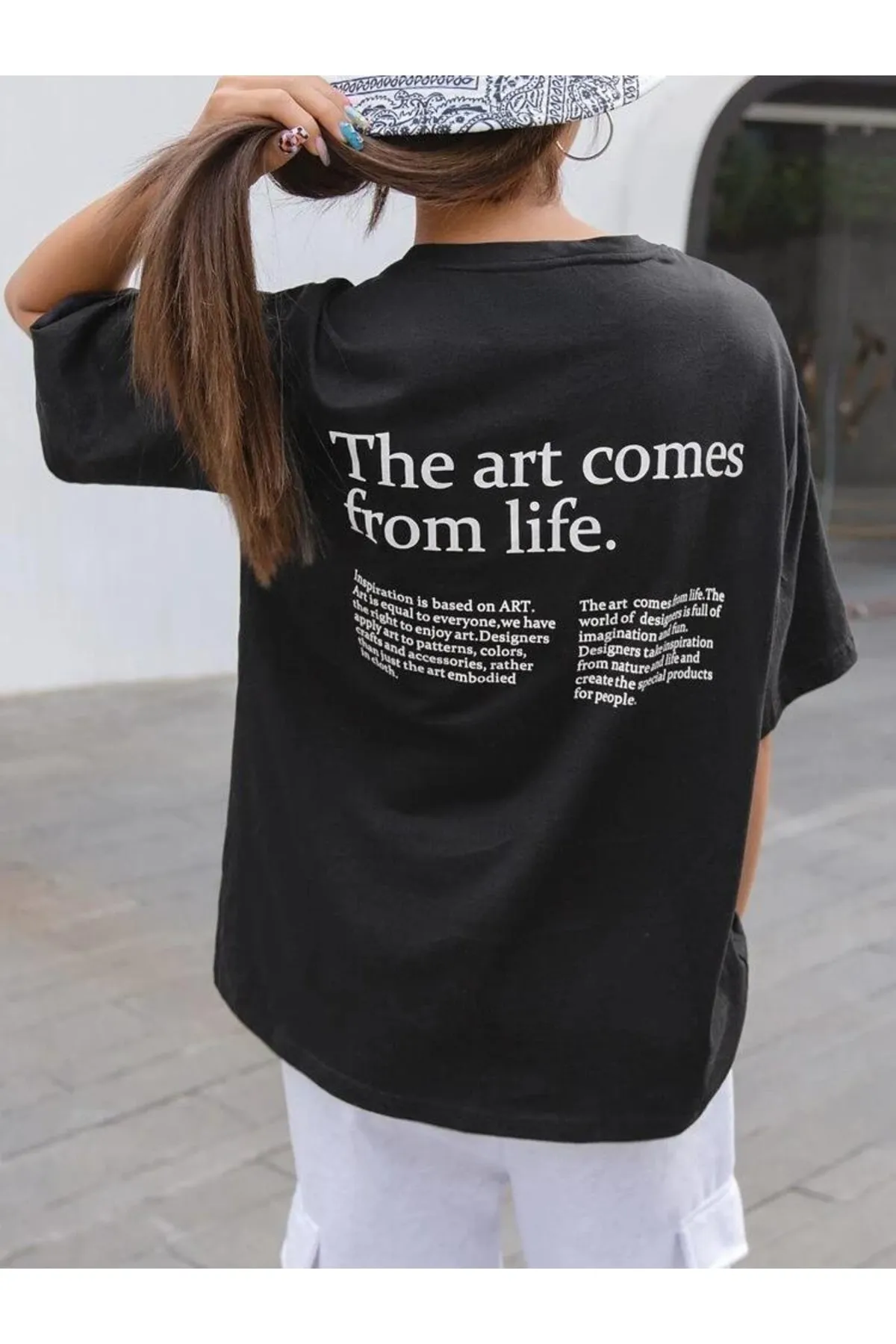 MOONBULL  T-Shirt - Schwarz - Oversized