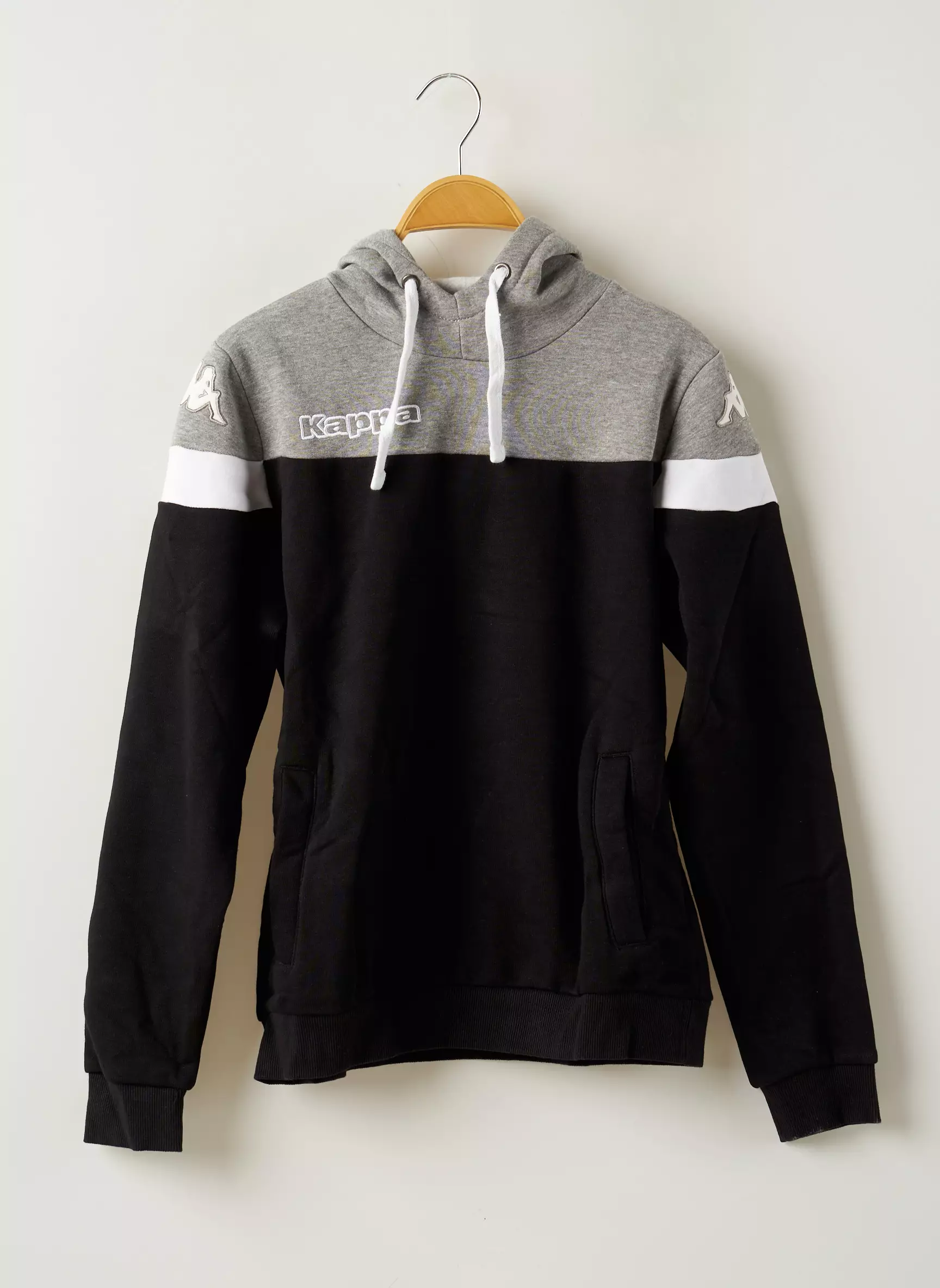 Kappa Sweat Capuche Femme couleur gris