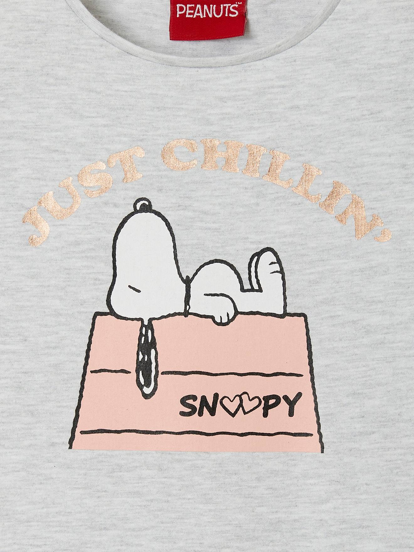Snoopy Kinder T-Shirt PEANUTS  SNOOPY - grau