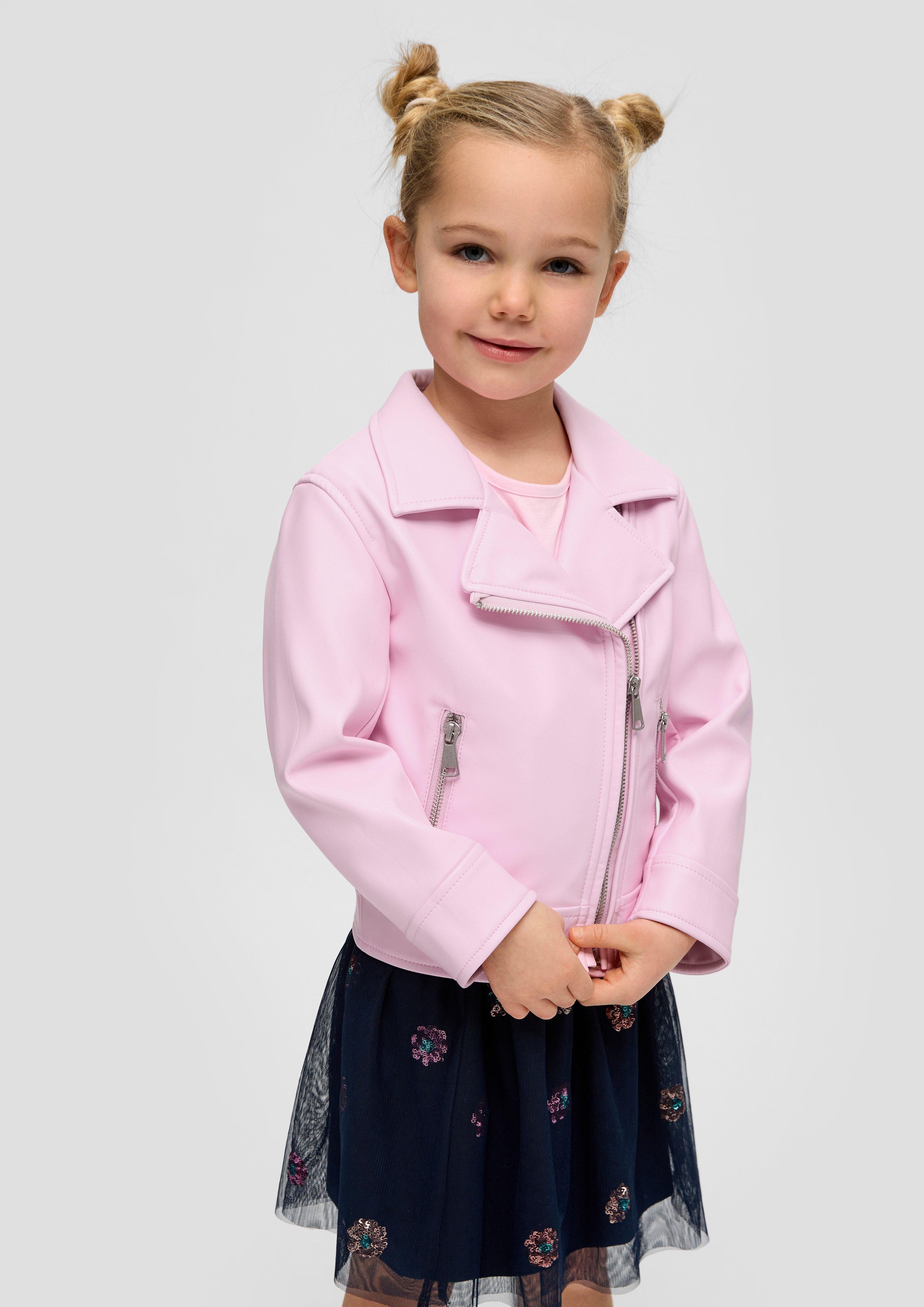 Bikerjacke aus Lederimitat  2141934-4073