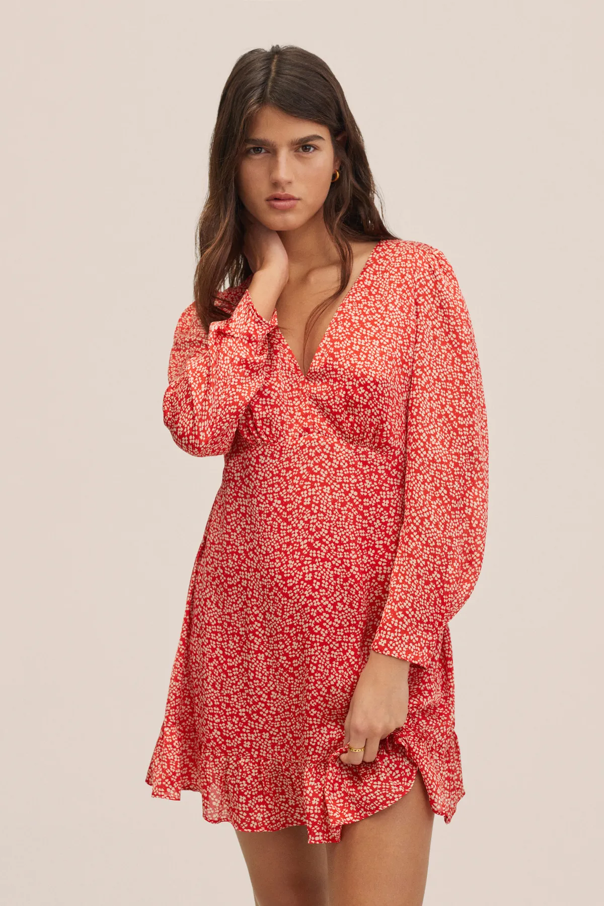 MANGO  27045772 Kleider und Overalls Rot