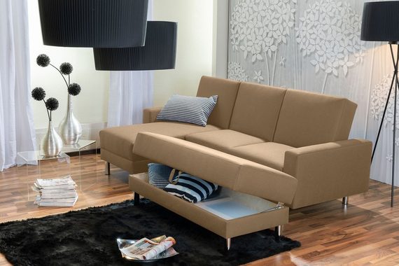 Max Winzer® Loungesofa Just Fashion Funktionssofa Flachgewebe sand, 1 Stück, Made in Germany