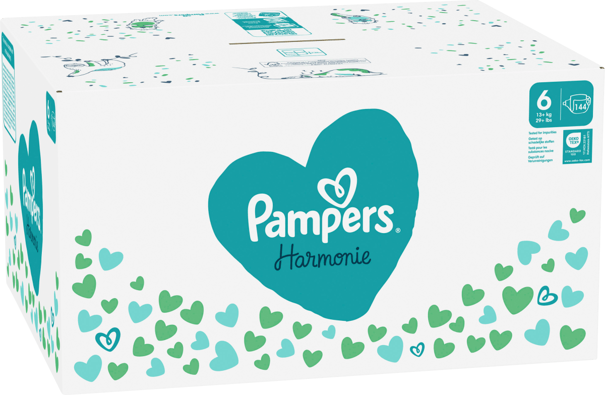 Windeln Harmonie Gr.6 Junior (13+ kg), Monatsbox, 144 St