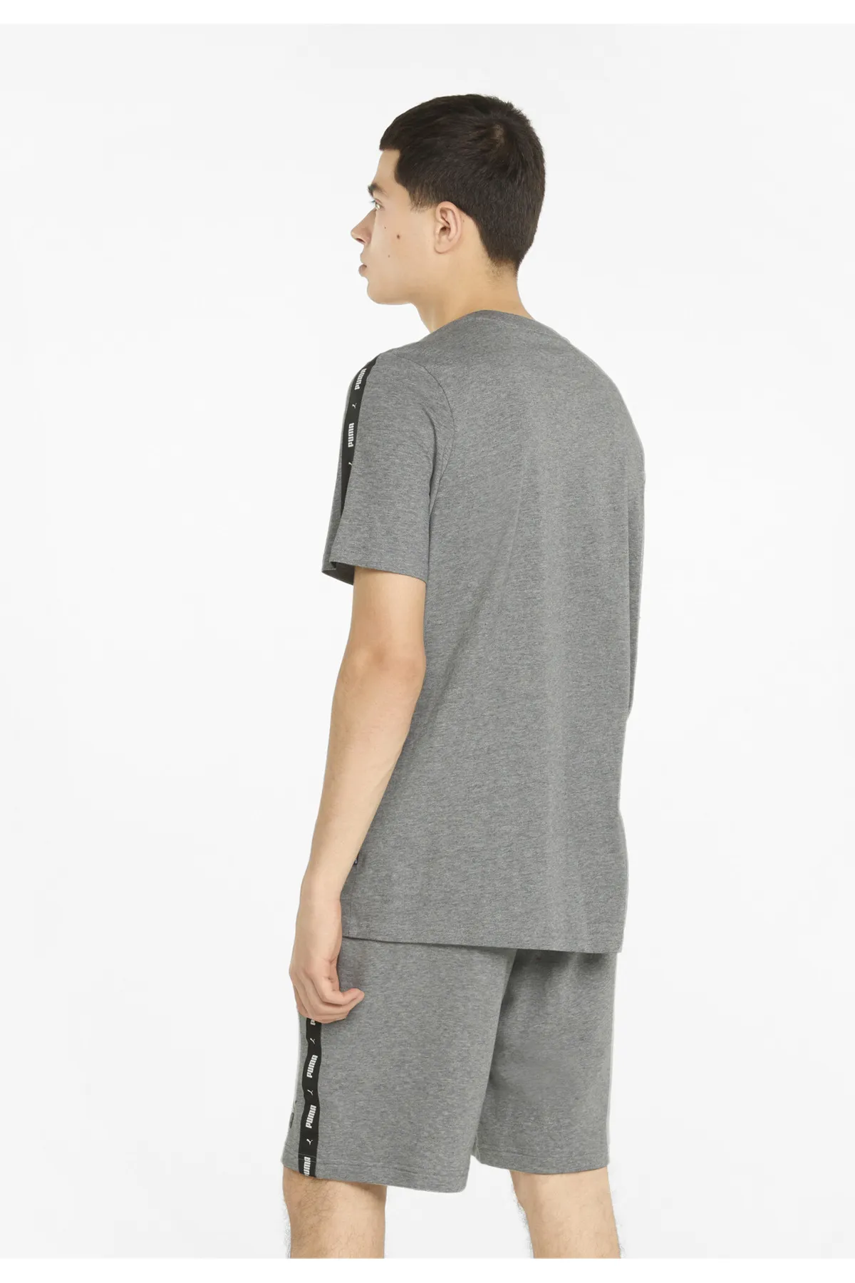 Puma  Essentials + T-Shirt mit Logo-Tape