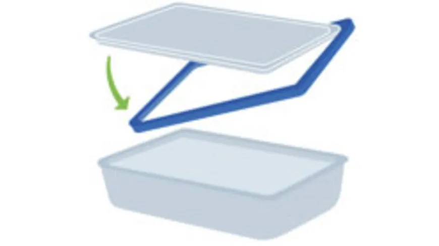 PYREX Mehrzweckform mit Deckel Pure Glass rechteckig 1,5l