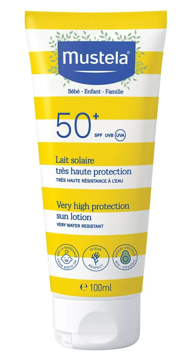 Мустела лосион за заштиту од сунца SPF 50+