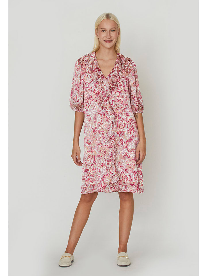 SisterS point Kleid in Pink/ Weiß günstig kaufen