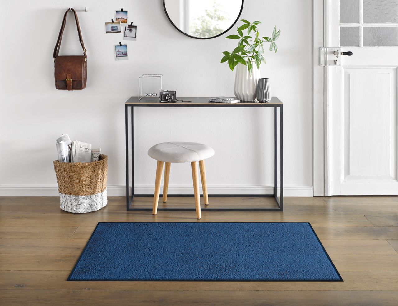 Fuma Rutschfeste Fußmatte Navy 120 x 75 cm