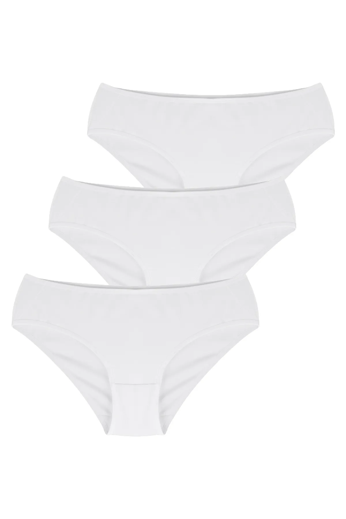 Penti  Cover 3-teiliges weißes Slip-Höschen