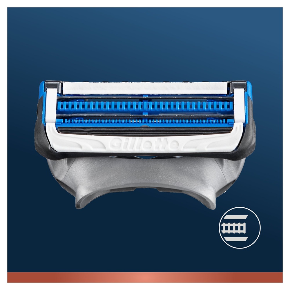 gillette King C. Gillette Lames De Rasoir Cou x3 Lames de Rasoir