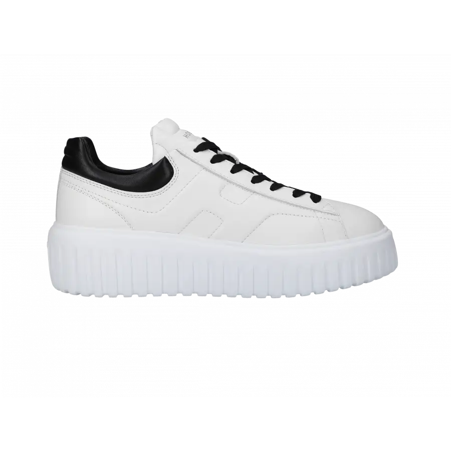Hogan - Sneaker low H-STRIPES Nappaleder - weiß